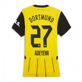 Dámské fotbalový oblečení Borussia Dortmund Karim Adeyemi #27 Domácí košile 2024-25 Krátkým Rukávem